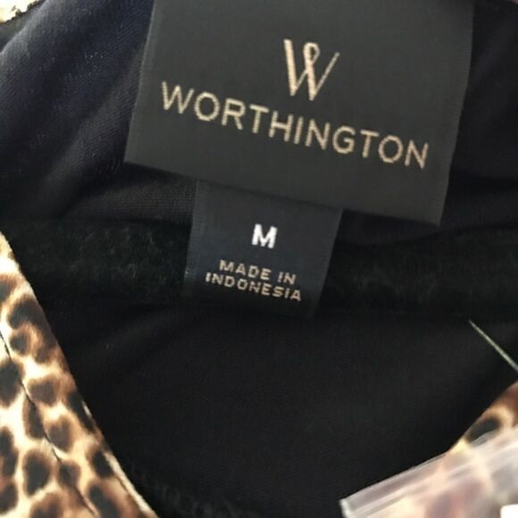 Worthington Alfie Animal Print Sleeveless Tank - Picture 6 of 7